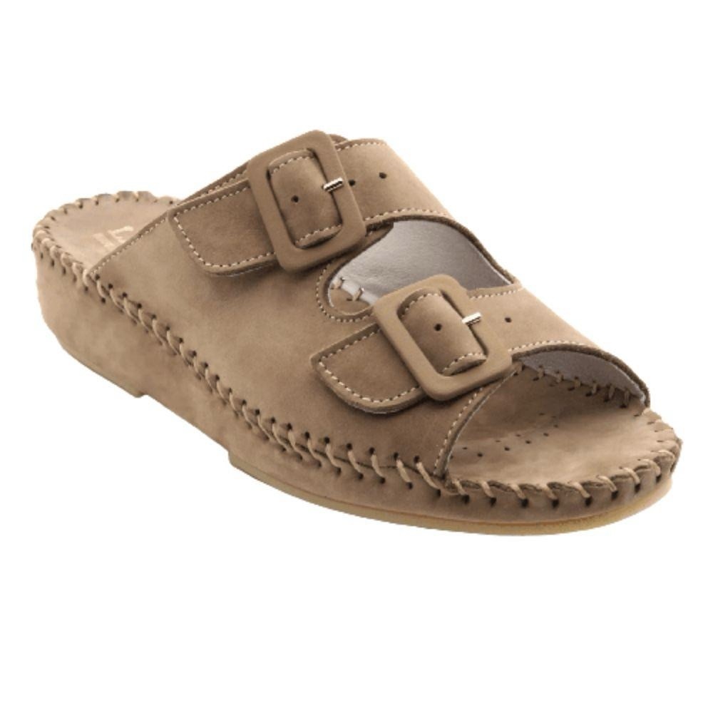 laPlume sz 40 European 9.5-10 American Tan Leather Sandals - Picture 5 of 9